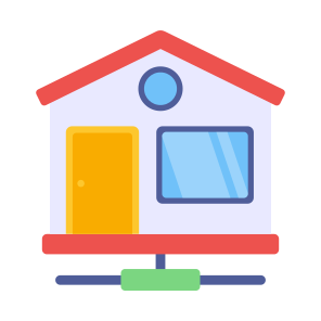 Network Home, Network House, Homestead, Accomodation, Residence, icon