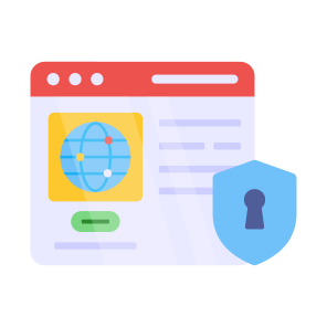 Secure Website, Web Security, Web Protection, Encrypted Website, Encrypted Webpage icon