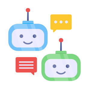 Talk Bot, Artificial Intelligence, Ai, Robot, Mechanical Robot icon