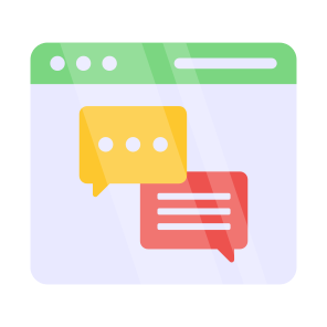 Web Chat, Web Communication, Web Conversation, Web Message, Web Text, icon