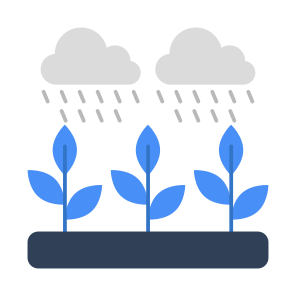 Field Rain, Rainfall, Weather Forecast, Overcast, Meteorology icon
