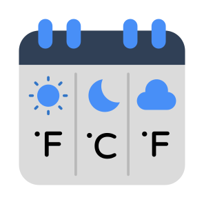 Weather Calendar, Schedule, Daybook, Datebook, Almanac icon