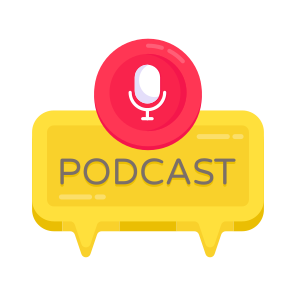 Podcast, Broadcast, Microphone, Mic, Digital Format icon