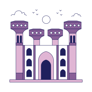 Landmark, Monument, Building, Architecture, Chauburji icon