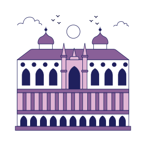 Landmark, Monument, Building, Architecture, Doges Palace icon