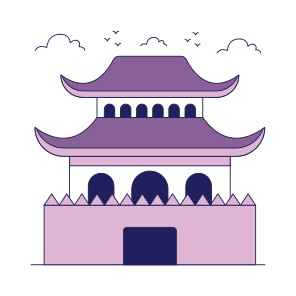 Landmark, Monument, Building, Architecture, Drum Tower icon