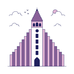 Landmark, Monument, Building, Architecture, Hallgrim Church icon