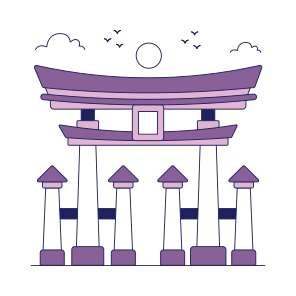 Landmark, Monument, Building, Architecture, Itsukushima Shrine icon