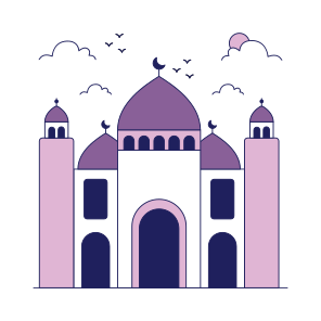 Landmark, Monument, Building, Architecture, Kali Masjid icon