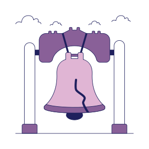 Landmark, Monument, Building, Architecture, Liberty Bell icon