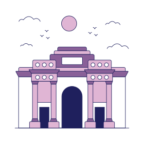 Landmark, Monument, Building, Architecture, Menin Gat icon