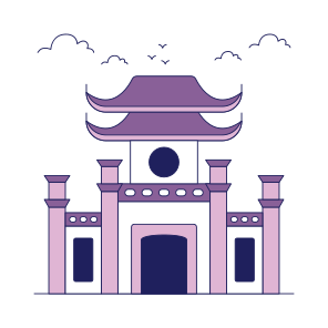 Landmark, Monument, Building, Architecture, Ngoc Son Temple icon