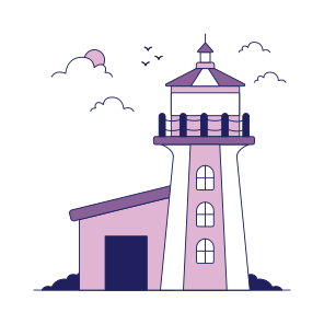 Landmark, Monument, Building, Architecture, Peggys Point Lighthouse icon