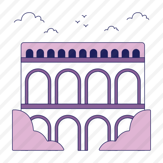 Landmark, Monument, Building, Architecture, Pont Du Gard preview