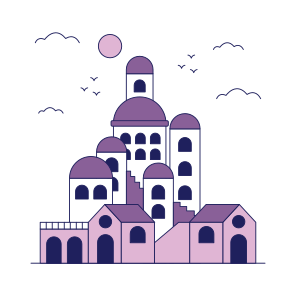 Landmark, Monument, Building, Architecture, Santorini icon