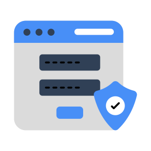 Secure Website, Secure Webpage, Web Password, Web Passcode, Encrypted Website icon