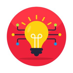 Creative Idea, Innovation, Bright Idea, Big Idea, Lightbulb, icon