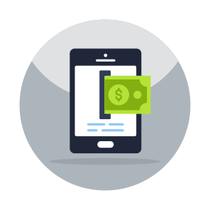 Mobile Banking, Mobile Money, Mobile Cash, Ebanking, Ecommerce, icon