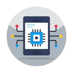 Mobile Processor, Mobile Chip, Microchip, Microprocessor, Mobile Cpu, icon