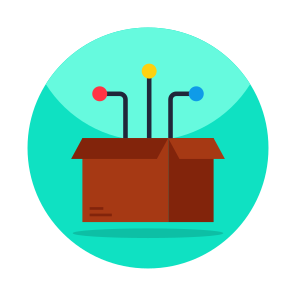 Parcel Network, Package Network, Logistic Network, Parcel Connection, Package Connection, icon