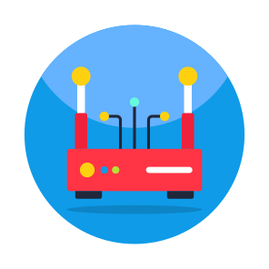 Wifi Router, Broadband Connection, Internet Device, Wireless Network, Wlan, icon