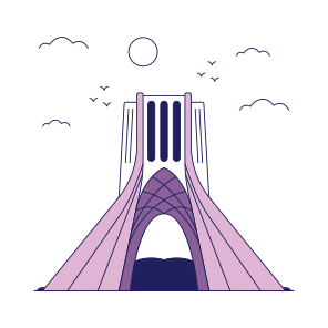 Landmark, Monument, Building, Architecture, Azadi Tower Tehran icon