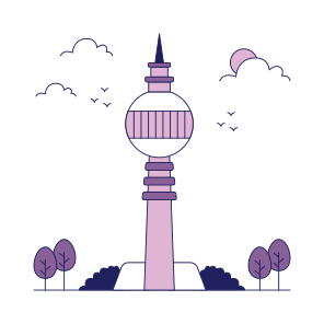 Landmark, Monument, Building, Architecture, Berlin Tower icon