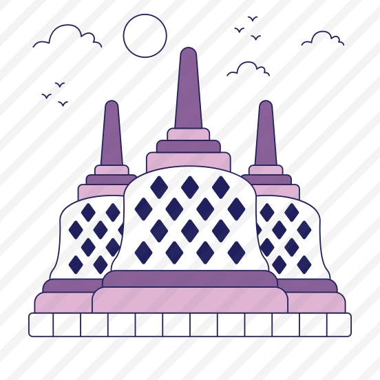 Landmark, Monument, Building, Architecture, Borobudur preview