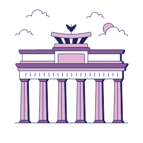 Landmark, Monument, Building, Architecture, Brandenburg Gate icon