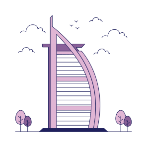 Landmark, Monument, Building, Architecture, Burj Al Arab Hotel icon