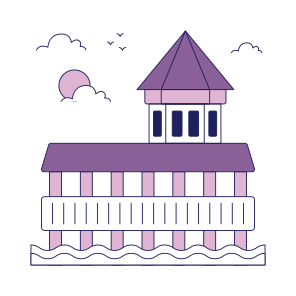 Landmark, Monument, Building, Architecture, Chapel Bridge icon