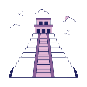 Landmark, Monument, Building, Architecture, Chichen Itza icon