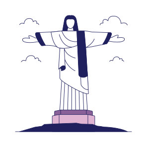 Landmark, Monument, Building, Architecture , Christ The Redeemer icon