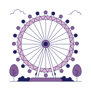 Landmark, Monument, Building, Architecture, London Eye icon