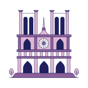 Landmark, Monument, Building, Architecture, Notre Dame icon