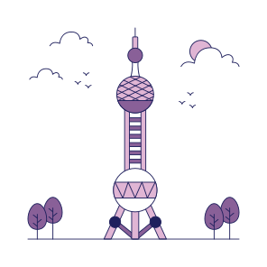Landmark, Monument, Building, Architecture, Oriental Pearl Tower icon