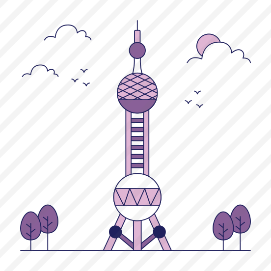 Landmark, Monument, Building, Architecture, Oriental Pearl Tower preview