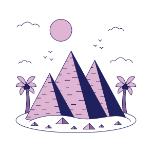 Landmark, Monument, Building, Architecture, Pyramids Of Giza icon