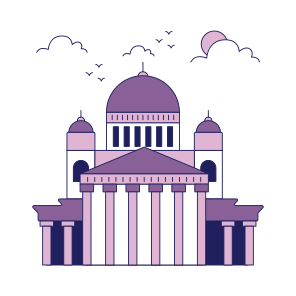 Landmark, Monument, Building, Architecture, Senate Square icon