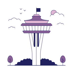 Landmark, Monument, Building, Architecture, Space Needle icon