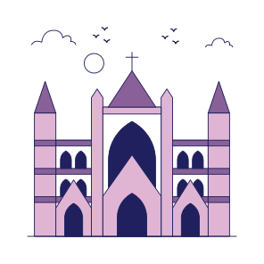 Landmark, Monument, Building, Architecture, St Albans Cathedral icon
