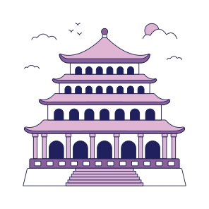 Landmark, Monument, Building, Architecture, The Forbidden City icon