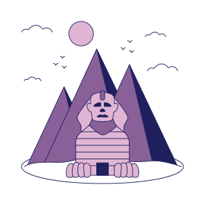 Landmark, Monument, Building, Architecture, The Great Sphinx icon