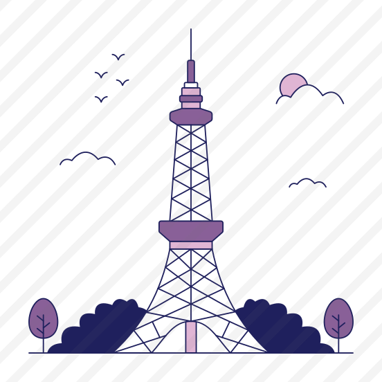 Landmark, Monument, Building, Architecture, Tokyo Tower preview