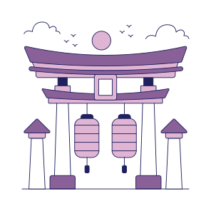 Landmark, Monument, Building, Architecture , Torii Gate icon