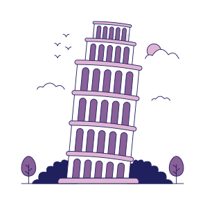 Landmark, Monument, Building, Architecture, Tower Of Pisa icon