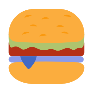 Burger, Fast Food, Junk Food, Edible, Cheeseburger, icon