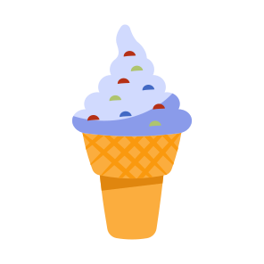 Ice Cream Cone, Ice Cream , Dessert, Sweet, Confectionery, Icon icon