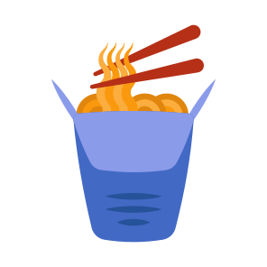 Instant Noodles, Edible, Meal, Food, Fast Food icon