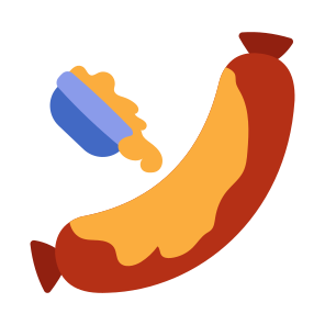 Sausage, Frankfurter, Banger, Wurst, Wiener,s icon
